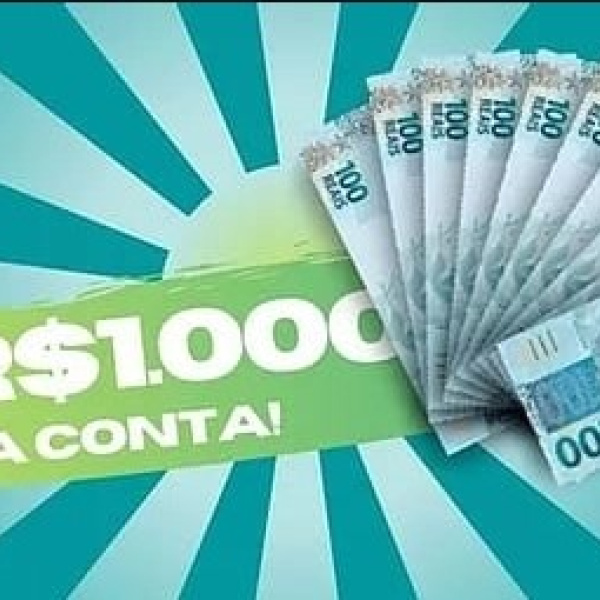 1000 Reais no Pix 